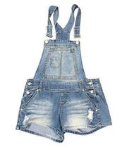 Blue Spice Womens Juniors sz 9 Overalls Shortalls y2k Style Streetwear