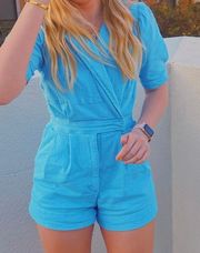 Pants Store Blue Romper 