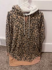 Maurice’s Leopard Hooded Sweatshirt