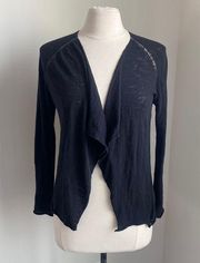 ZADIG & VOLTAIRE Black Open Front Cardigan Size Small