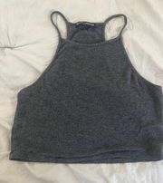 Brandy Melville Gray  Cropped Tank Top