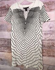 Marc by Marc Jacobs gauzy cotton geometric shirt dress size‎ XS