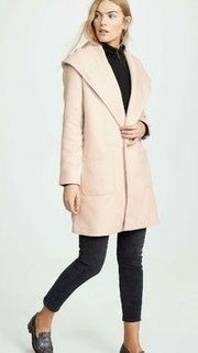 💕BB DAKOTA💕 Soft Beige Hooded Wrap Coat Jacket