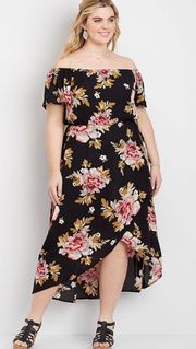 Maurice’s Floral Wrap Maxi Dress