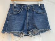 Levi’s Vintage  Orange Tab Cut Off High Rise Jean Shorts Jorts Size 28