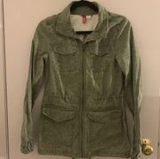 H& M  Cargo Jacket Animal print, distressed look