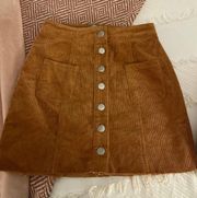 corduroy skirt