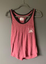 Reflex California Pink Racer Back Tank Top