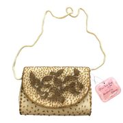 Vintage Fine Arts Bag Co. Beaded Shoulder Bag Clutch Purse Evening Bag