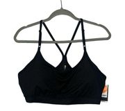 Ideology Black Padded Sports Bra - 1X