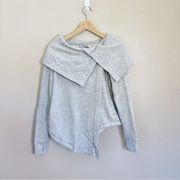 Z by Zella Shooting Star Wrap Cardigan Light Gray Size Medium