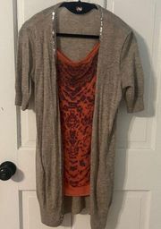 ASO Ivy Dickens Top/Cardigan set