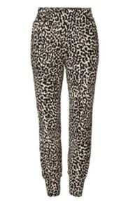 Cabi Style #5680 Pivot leopard spotted Jogger Pants Sz S