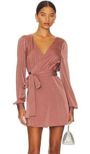 Janet Mini Dress in Mauve