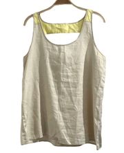 Women’s Seahurst Bleached Stone Yellow Tank Sz 12