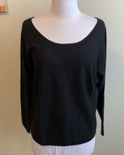 Feel The Piece Black Cashmere Sweater