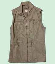 Olive Green Vest