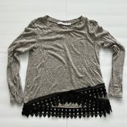 Mosaic & Co Greyish Brown Sweater Sz SM