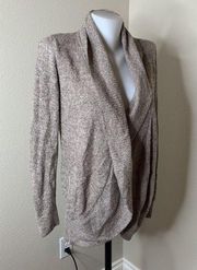 CozyChic Ultra Lite Circle Cardigan Tan Taupe Women’s Sz XS/S