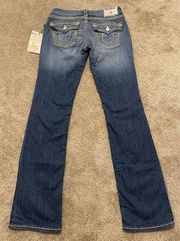 NWT Women’s True Religion Straight WFLP Big T Super T Denim Jeans Size 29