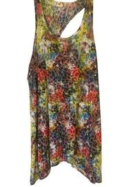 Vintage retro Op retro swim tank cover in colorful print