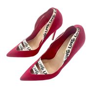 Show Republic Red “ Love” Fashion Pumps (US 8.5) Z212