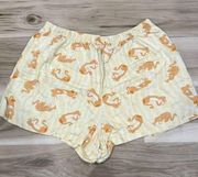 Vintage Disney Tigger Cat Nap Sleep Shorts Women’s Large XL