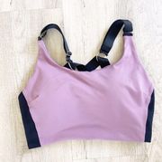 Rare  Violet Frost Banded Sports Bra Size M Gym