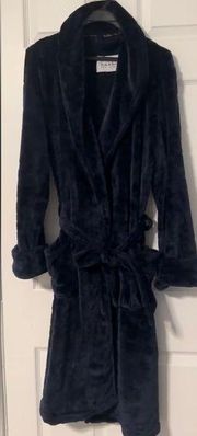 Women’s Nicole Miller robe, navy blue