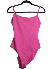 Andie Jetties One Piece LT Long Torso Rou (Barbie Pink) Crisscross Swim MT New