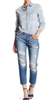 Articles of Society Distressed Cropped Jeans