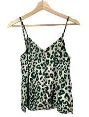 Jack by BB Dakota Nature Leopard Button Down Cami Tank Top XS