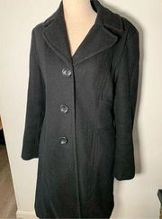 Anne Klein Wool Pea Coat Size Small