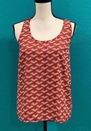 Anthropologie pleione red / pinkish tank top in size xs