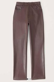 Abercrombie Curve Love Leather Pants
