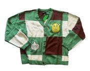 Shrek Patchwork Skimmer Cardigan XL