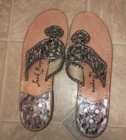 Roger Silver Sandals