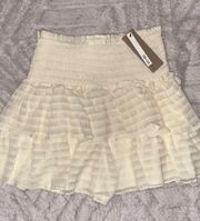 Ruffled Mini Skirt