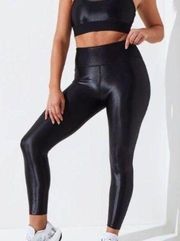 Liquid Leather Legging Black Gloss 7/8- Size XS