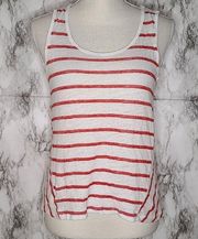 Tommy Bahama linen striped tank size medium