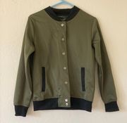 Olive Bomber Jacket