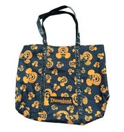 Disney Parks Halloween Pumpkin Mickey Minnie Mouse Tote Bag Disneyland