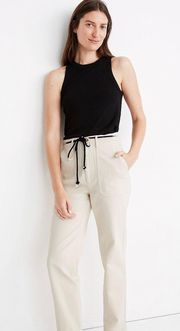 Madewell Tapered Pants Rope Belt