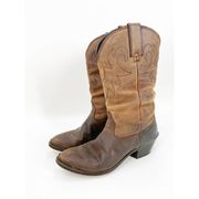 Durango Women's Tan Leather Distressed Slouch Western Boots