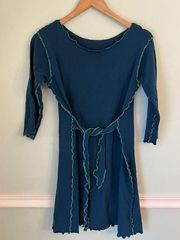 Luna Karina Potestio Womens Long Sleeve Midi Dress Size M