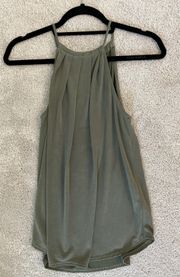 Army Green Loose Fitting Tank Top