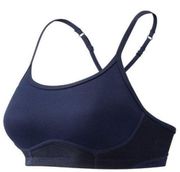 New Balance  for J. Crew Sports Bra Womens Large Navy Blue Racerback 0683 WB63015