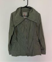 Decree olive utility jacket