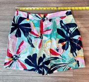 Walter Baker Women's Multicolor Floral High Rise Taylor Short Size XL NWT