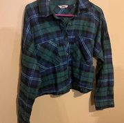 NWT Ci Sono plaid button down L